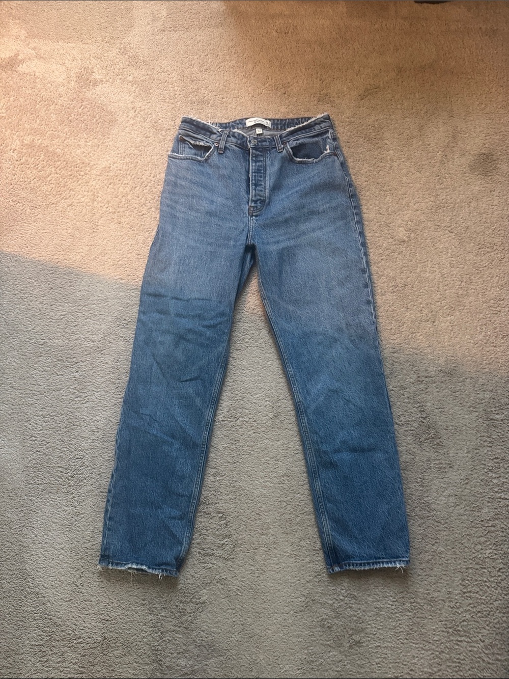 Abercrombie & Fitch The Dad High Rise curve love Jean 29 waist 8R